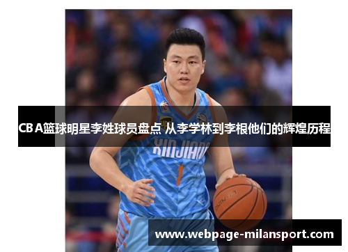 CBA篮球明星李姓球员盘点 从李学林到李根他们的辉煌历程